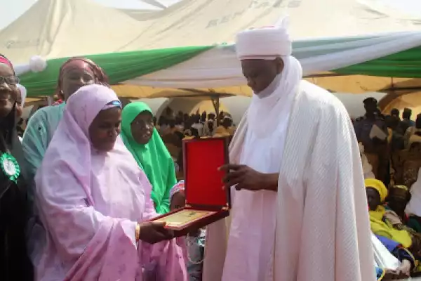 Photos: First Female Professor of Mathematics from the North West honored by Sultan of Sokoto
